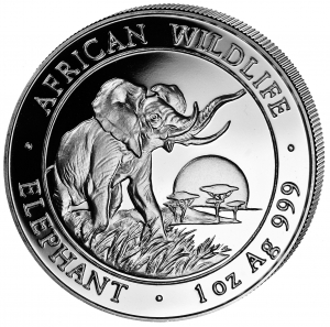 1 Unze Silber Elefant 2009  ( Kein Internet-Verkauf )
